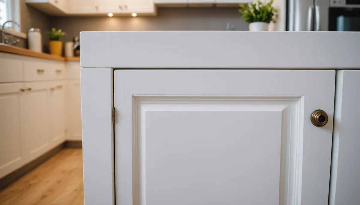 Transforming Espresso Stained Cabinets to White with Sherwin Williams Gallery Series